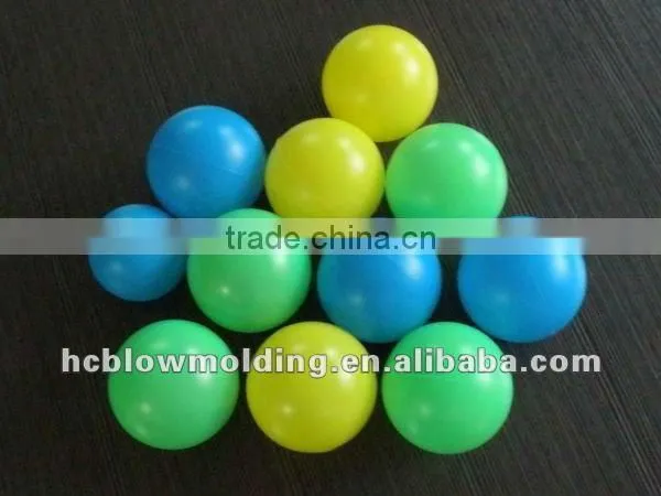 Custom plastic amusement park colorful play balls for children PP 4ml 5ml
