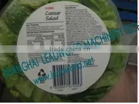 plastic salad container stick labeling machine