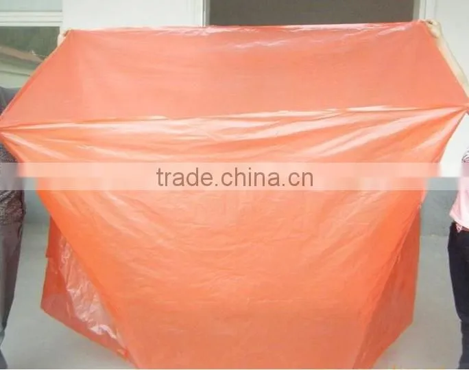 plastic covering square bottom mattress bag