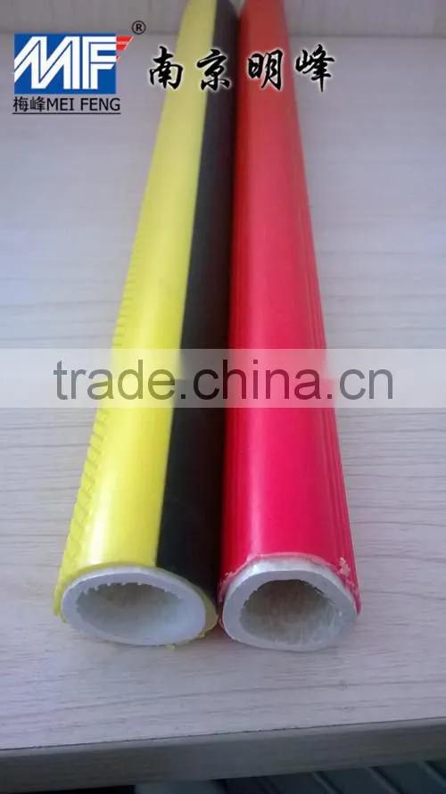 Low Price frp high strength FRP poles cover by non-slip pladtic