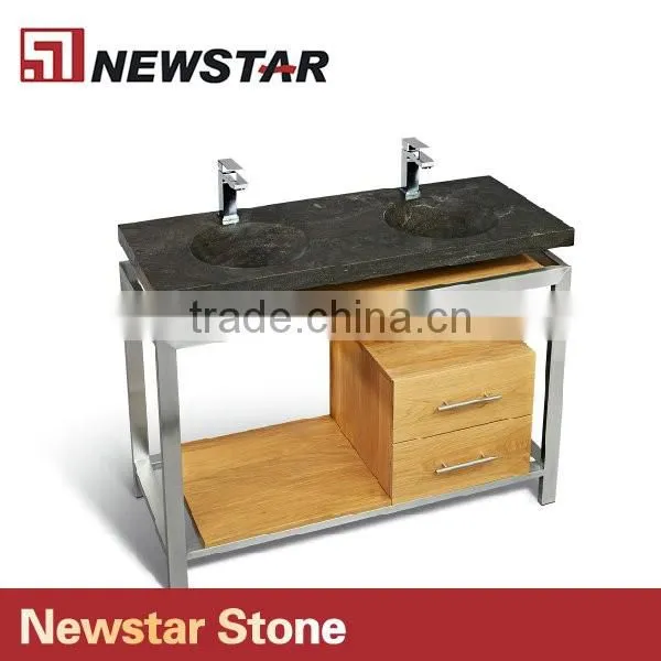 Hotel stainless steel bathroom vanity
