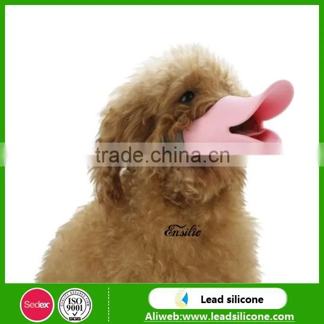 Duck Mouth Shape Silicone Dog Muzzle,Silicone Dog Mouth Mask,Pet Dog Muzzle