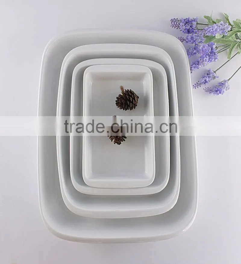 Hospitality hotel supply baking accessories ceramic bakeware set