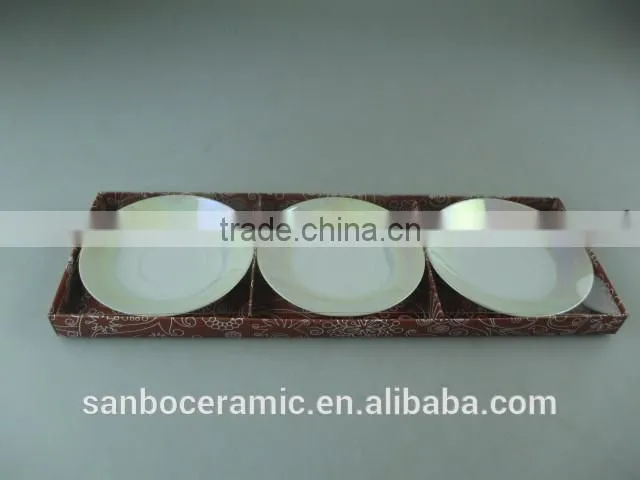 Wholesale Stock porcelain chafing dish with fluorescent line