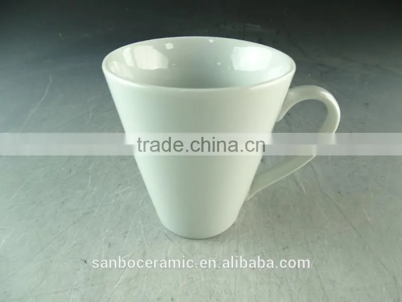 Stock Hot sale Cheap white Ceramic coffee mug for Espresso promotional mug