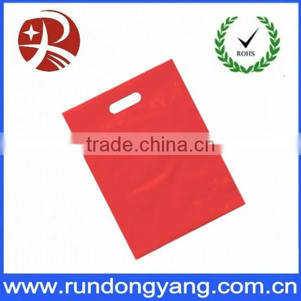 Factory wholesale logo print custom plastic shopping bag