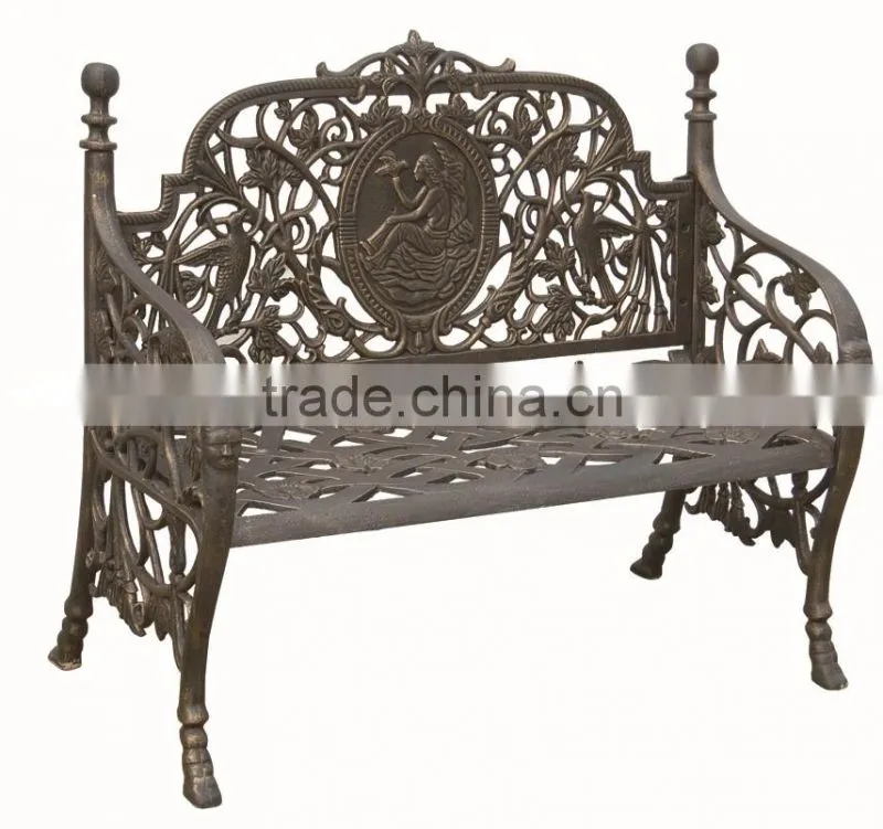 Trade Assurance garden Furniture antique cast iron bench supplier