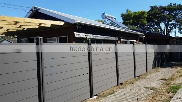 wpc fence screen for decorative garden fencing better than wood fence vinyl fence aluminum fence