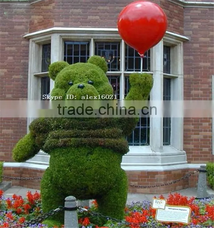 SJ20171774 hot sale manufacturer robot artificial grass animal topiary