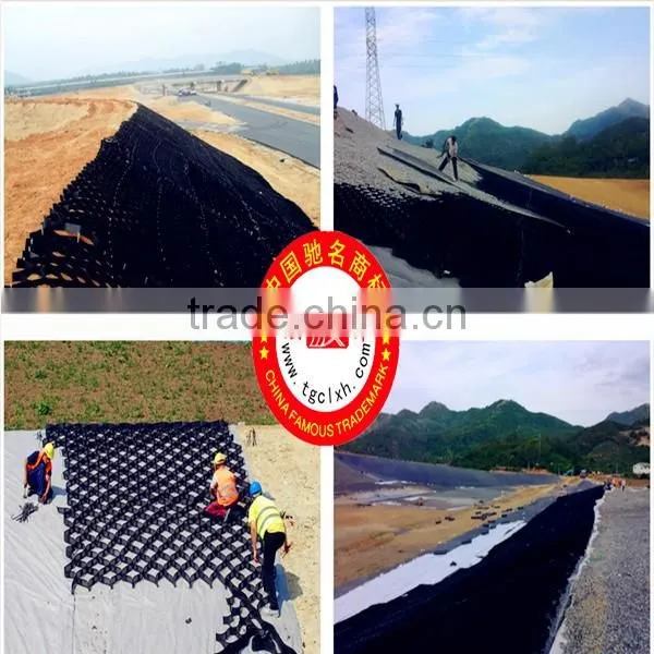 Supply cellular confinement system for soil sand gravel HDPE geocell pavers