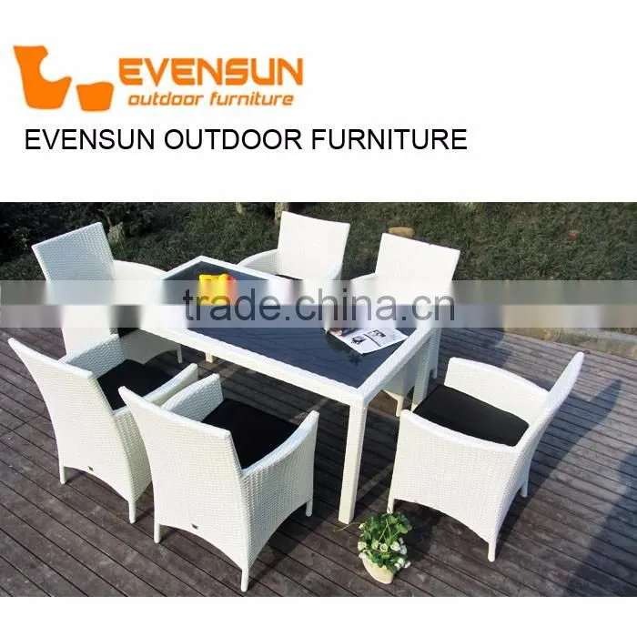 New design Attractive modern dining room modern rattan furniture
