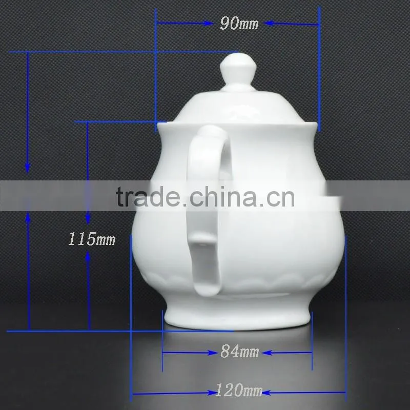 good price heat sensitive Color Changing white ceramic Teapot