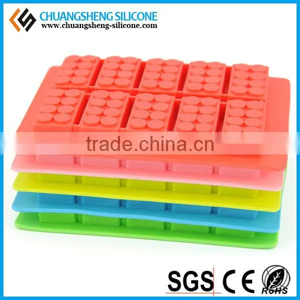 FDA grade silicone fridge square piece ice cream mold tooling