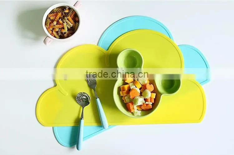 Eating on the Cloud Silicone Placemat For Kids