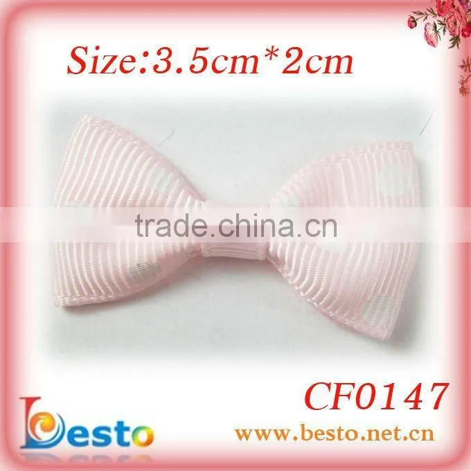 Fashion fabric bow for hair clip in 2016