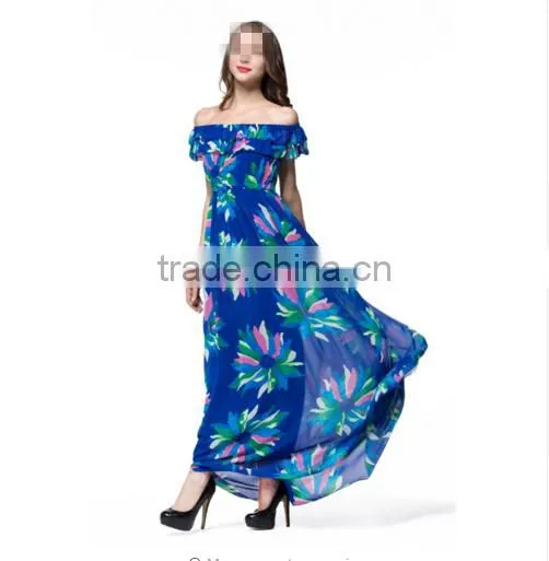 new Womens casual Infinity variable chiffon Long Maxi Dress