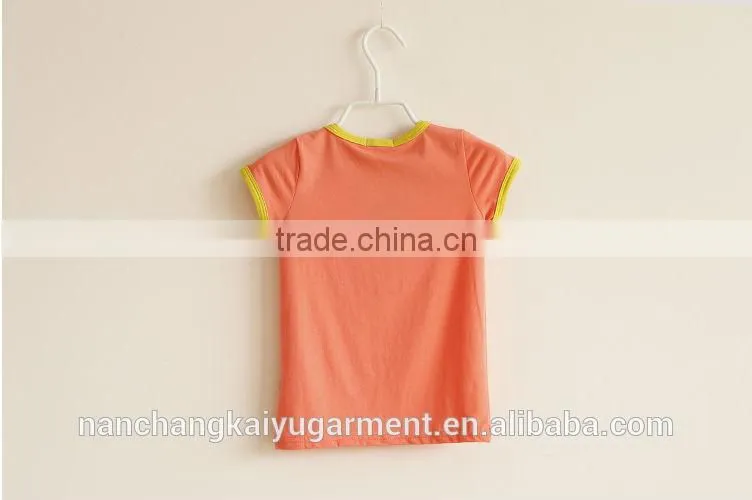 High quality wholesale cheapest Kids blank 100% cotton T shirt