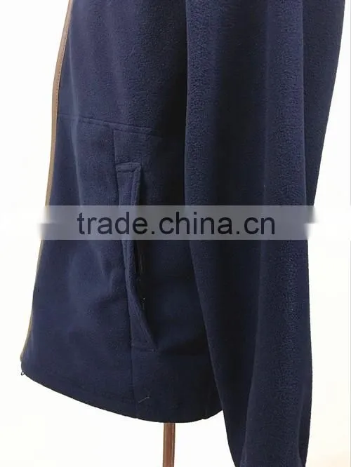 2017 Casual outgoing mens polar fleece jacket