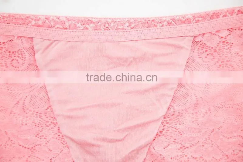 Factory High Quality 100% Silk Custom Sexy Fancy Woman Underwear
