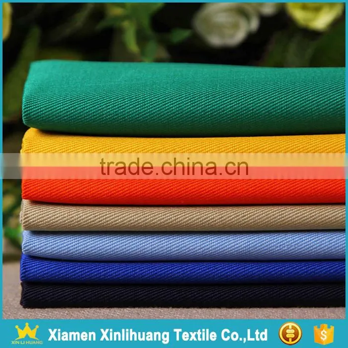 New Arrival Dyed TC Fabric 65% Polyester 35% Cotton Twill Workwear Fabric