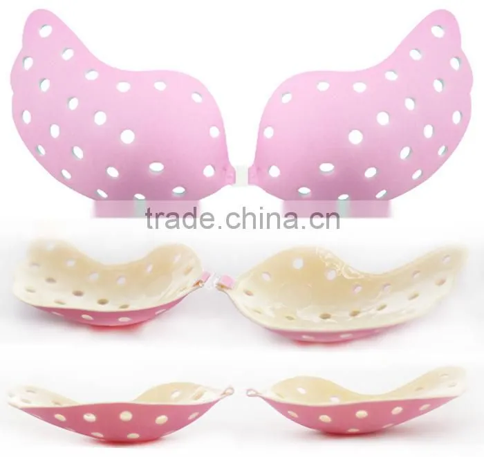 stick-on fully breathable v bra