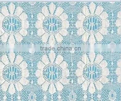 R&H High Quality Fashion Decorative best design Cotton Lace royal blue saree laces