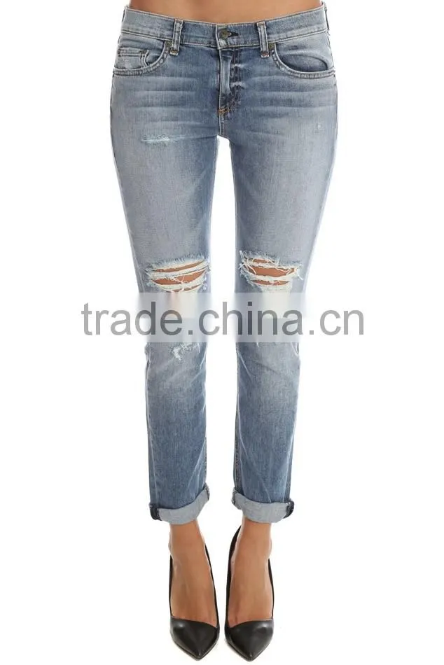 ripped denim jeans ,ripped jeans denim,red blue denim brand jeans