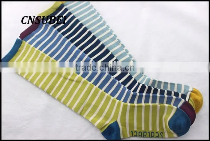 Shining japanese girl stripe jacqaurd knee high tube christmas stocking for women dress