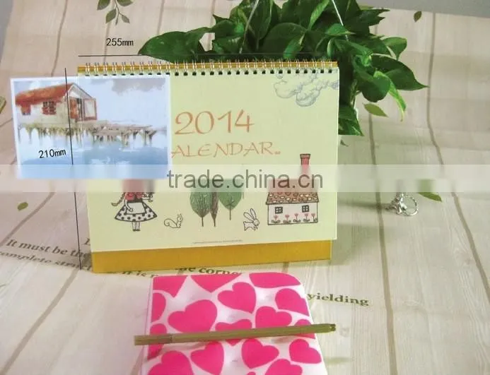 High Quality 2014 Calendar Desk Calendar/Calendar Printing