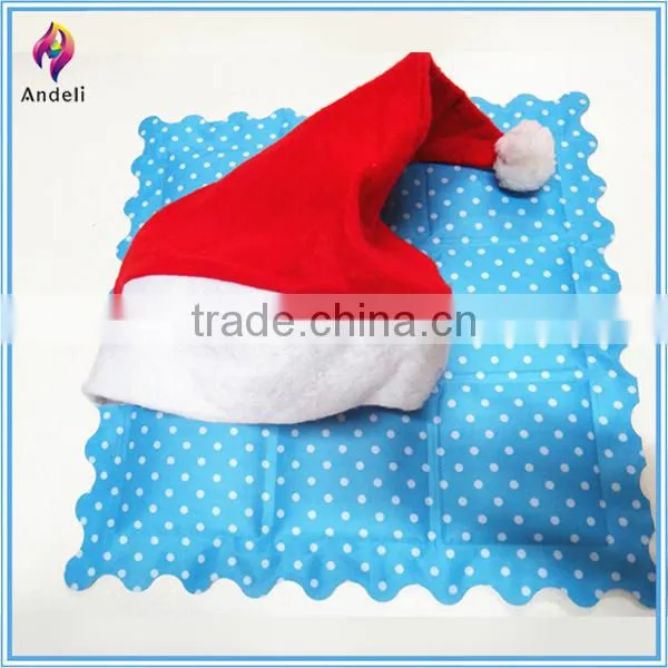 Christmas Felt Santa Claus Hat With White Trim & Bobble