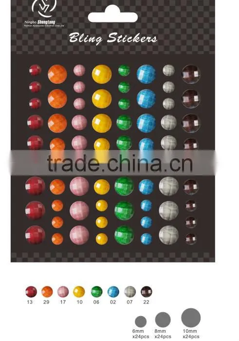 2015 fashion high quality car sticker ,rhinestone sticker