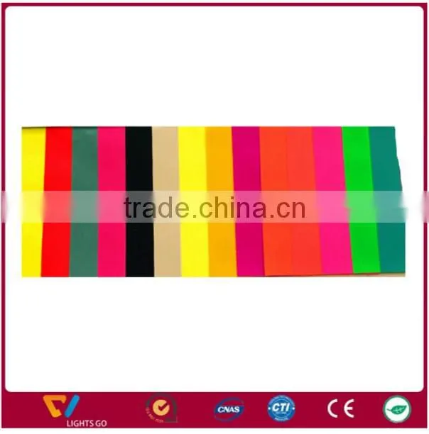 hi vis glow in the dark silver reflective stretch cloth for sportwears