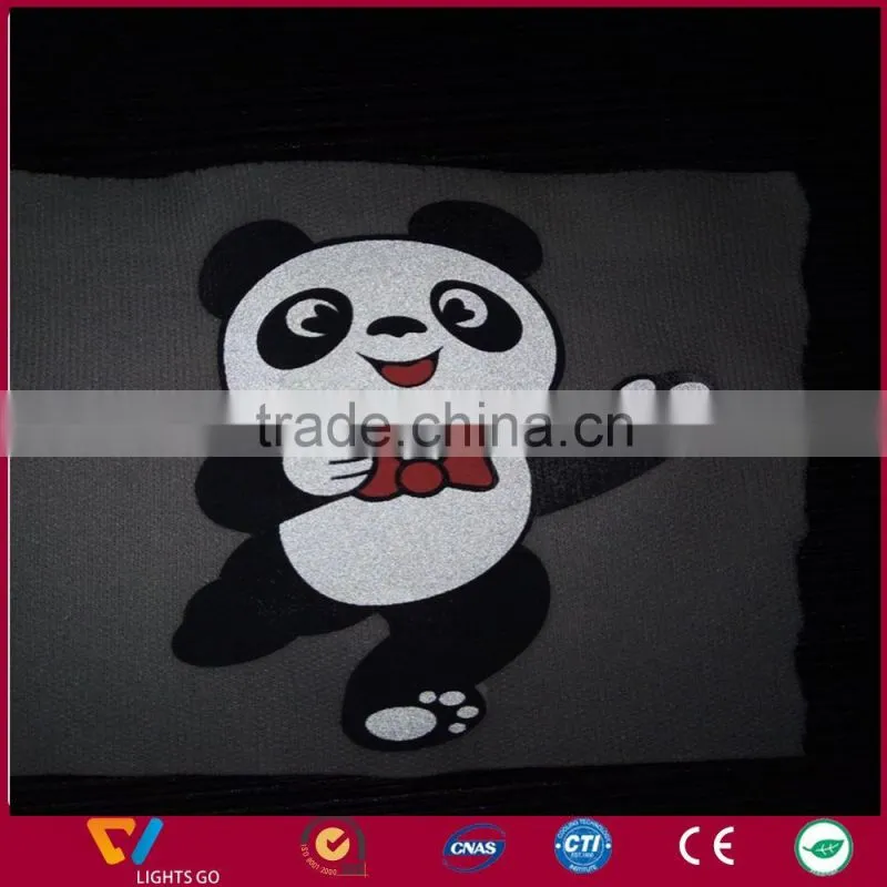 glow in the dark heat transfer reflective labels for clothing