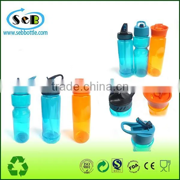 New promotional disposable food grade plastic tritan water bottles for sport , drinking water bottle