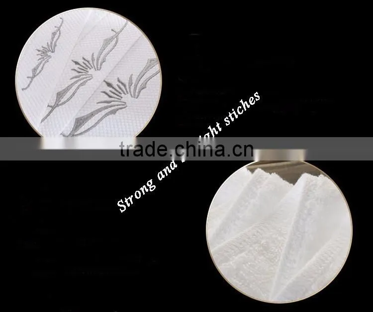 cotton white hotel bath/face/hand towel set wholesale