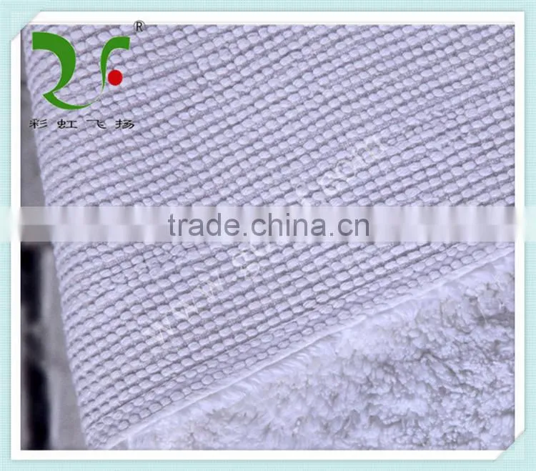 5 star standards 100% cotton white embroidery hotel mat bath mat