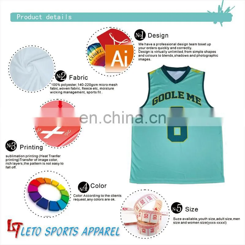 custom simple design basketball jersey throwback blue jerseys