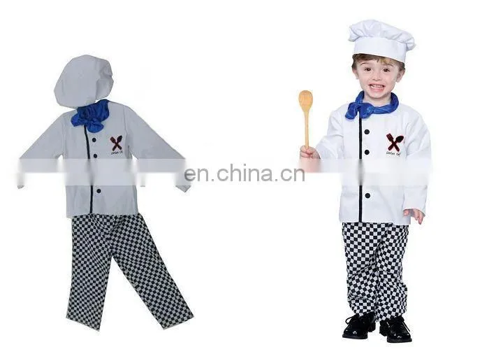 TZ69921 Children Chef Cosplay Party Costume