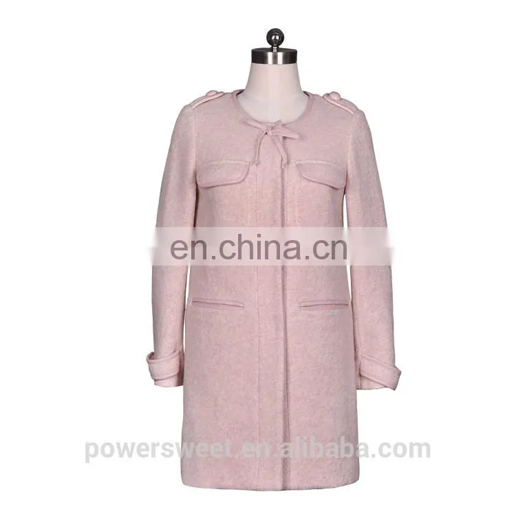 Korean Fashion Medium Long Winter Coat For Women