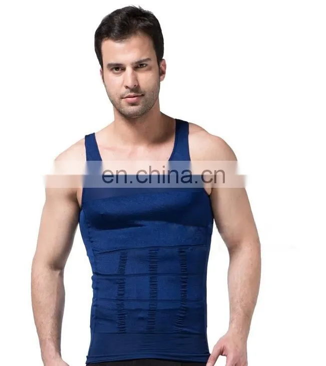 Men's Elastic Sculpting Vest Thermal Compression Base Layer Slim Tank