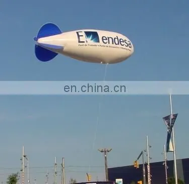 High Quality Digital Printed Inflatable Zeppelin , Inflatable Advertising Blimp for Events
