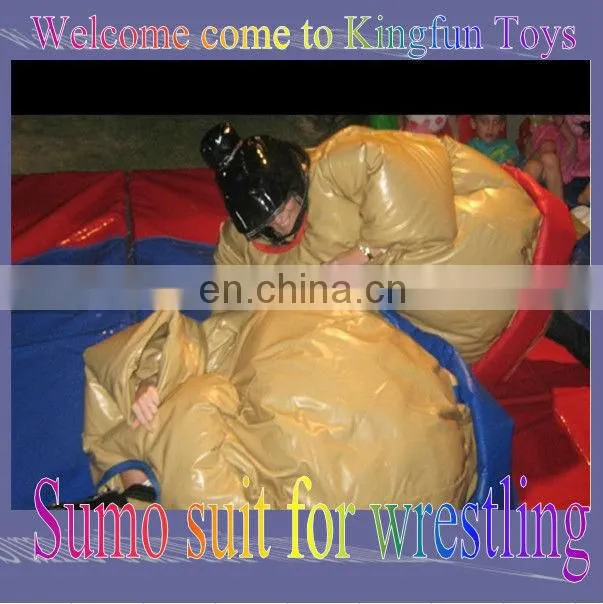 Yellow adult sumo suit for wrestling