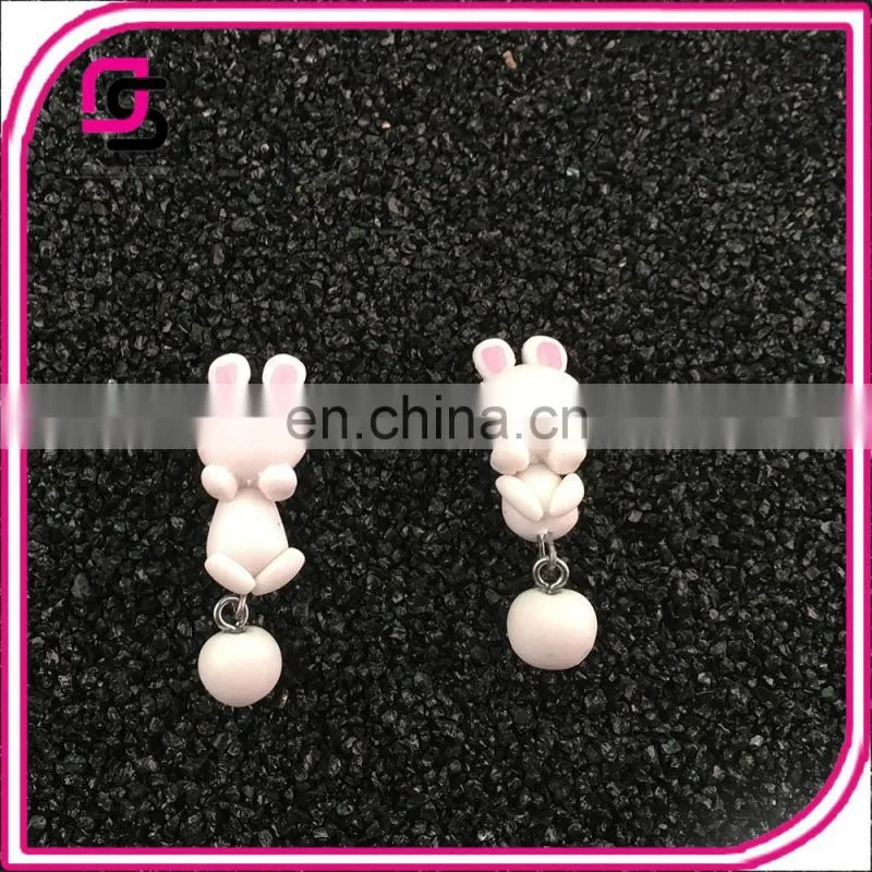 2017 high quality fashion jewelry cute animal earrings for girls