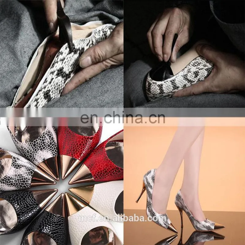 MCH-2395 Stylish grey and white mature sexy girl snakeskin grain simple shoes pointed toe stilettos women high heel shoes