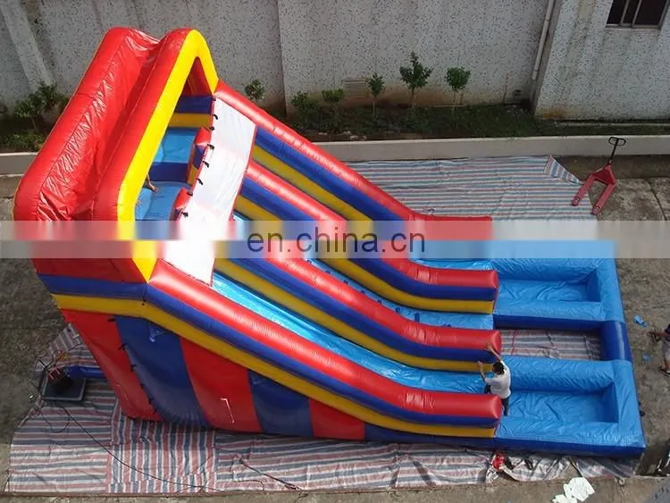 2017 wholesale Amusement Park cheap inflatable water slides