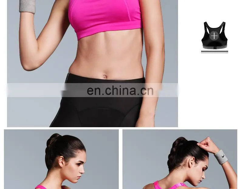 Sports Bra Women Fitness Yoga Padded Push Up Breathable Gym Bra#1102