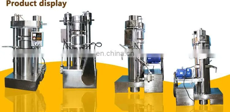 Hydraulic oil pressing machine for palm