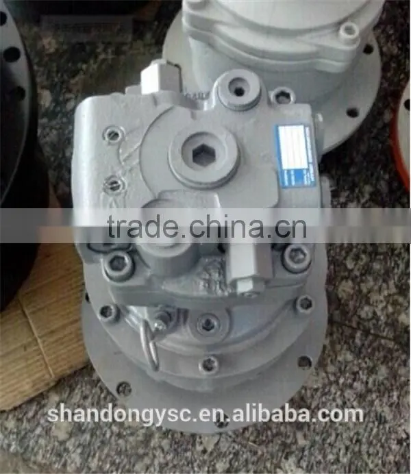 excavator parts hydraulic swing motor with gearbox, PC56-7 slewing motor, PC60-7 swing device