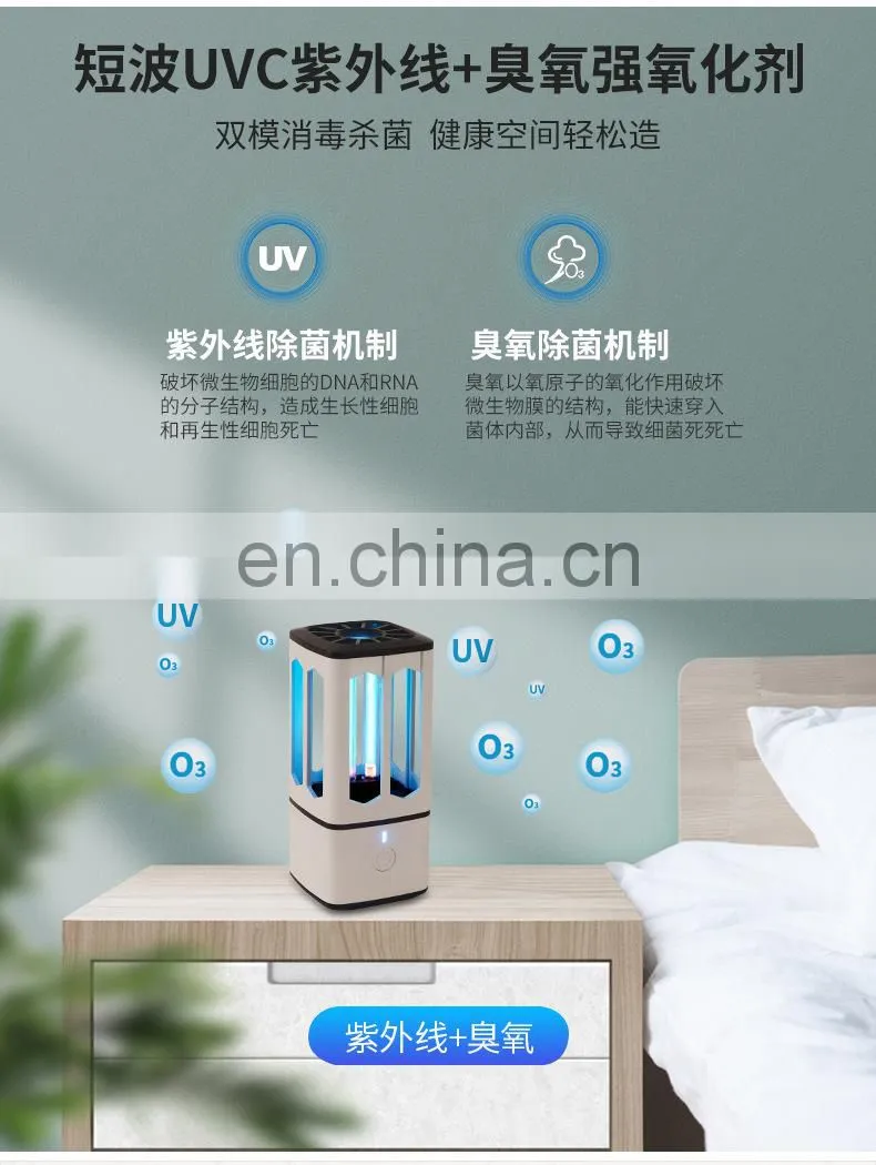 Factory spot car ultraviolet disinfection lamp portable household disinfection lamp USB charging mini sterilization lamp
