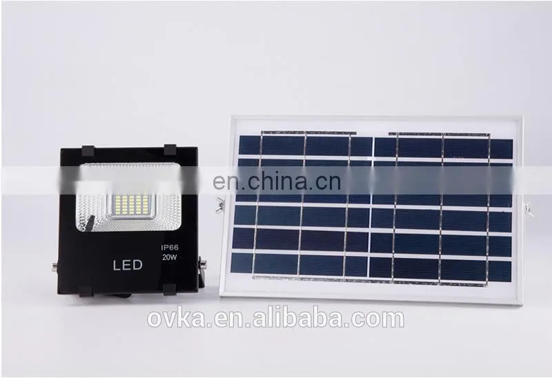 China Supplier Solar Outdoor Waterproof LED Flood Light IP65 10W 20W 30W 50W Energy Saving